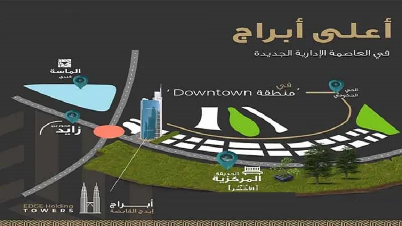 موقع اويا تاورز العاصمة الادارية