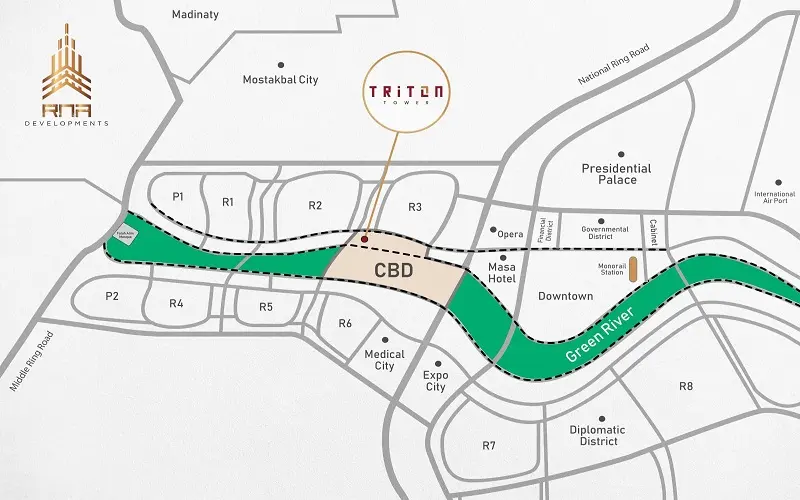 موقع Triton Tower New Capital