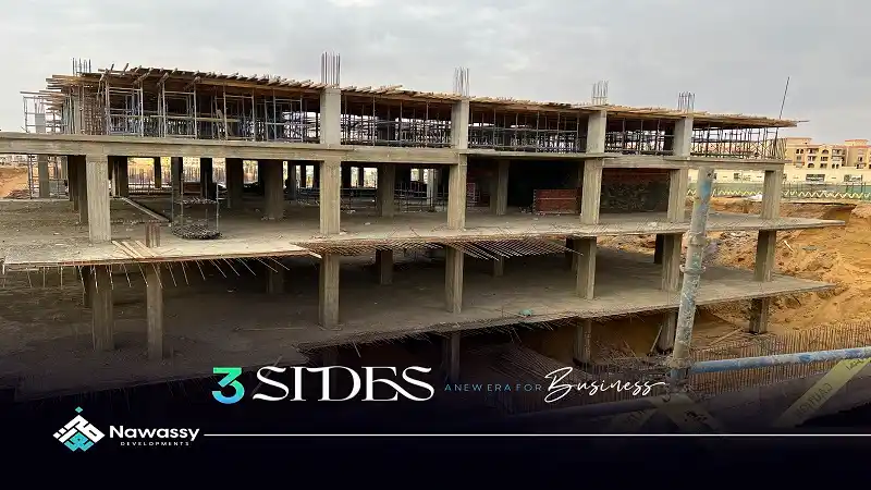 انشاءات مشروع 3 Sides Shopping Mall