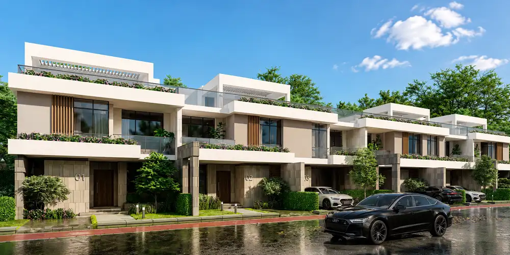 كمبوند تالدا المستقبل سيتي Talda Mostakbal City تقسيط حتي 12 سنة 4 تاون هاوس في talda mostakbal city