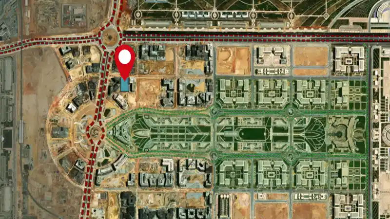 موقع Business Gate New Capital في الحي المالي