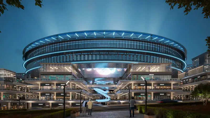 واجهة مول olin social district