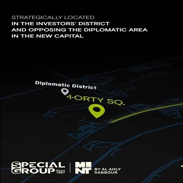 موقع كمبوند 4orty SQ العاصمة الإدارية