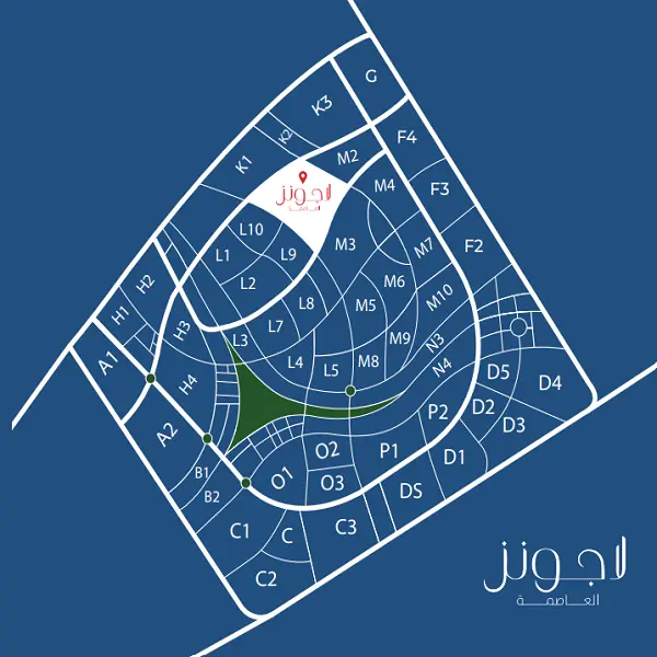 موقع كمبوند Lagoons New Capital