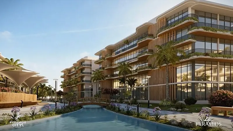 تصميم مباني كمبوند بيراميدز سيتي 5 اكتوبر