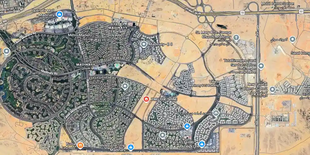اين يقع مشروع the spine؟ | تفاصيل موقع مشروع The Spine بالتفصيل 4 موقع مشروع ذا سباين مدينتي