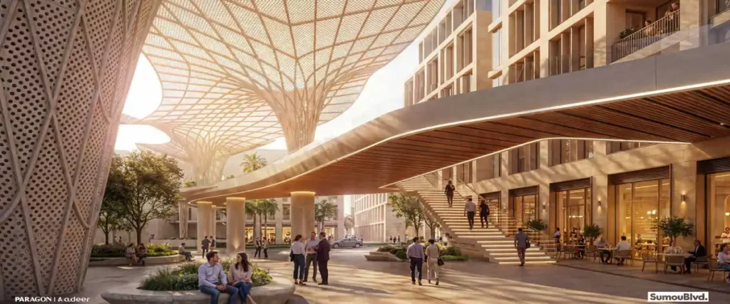 تصميم Sumou Boulevard Mostakbal City